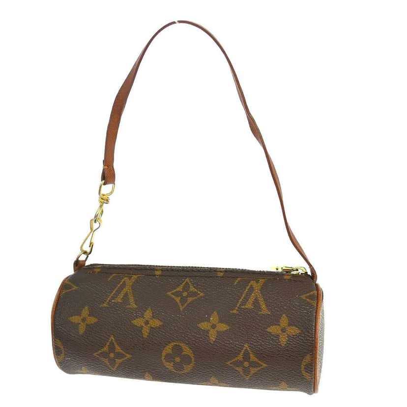 Louis Vuitton Papillon Pochette Brown Canvas Good condition - Back View