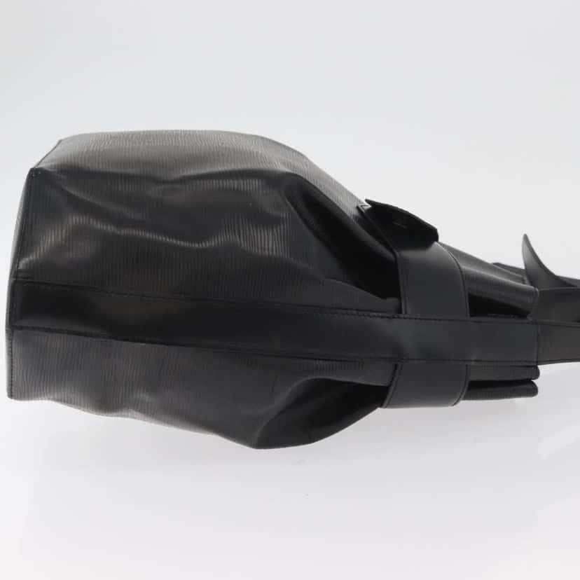 Louis Vuitton Vintage Sac d'Epaule Handbag Black Leather Good condition - Inside View