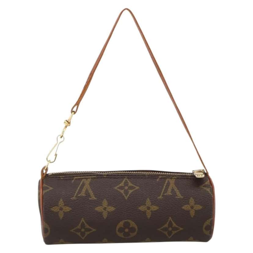Louis Vuitton Papillon Pochette Brown Canvas Good condition - Back View