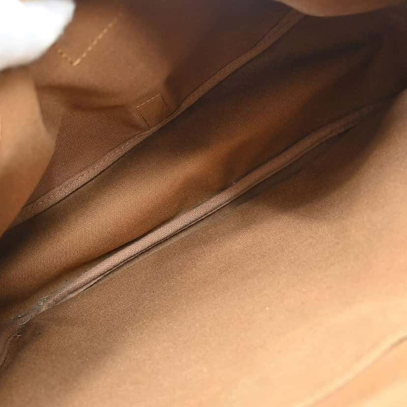 Louis Vuitton Saumur Handbag Brown Canvas Good condition - Inside View
