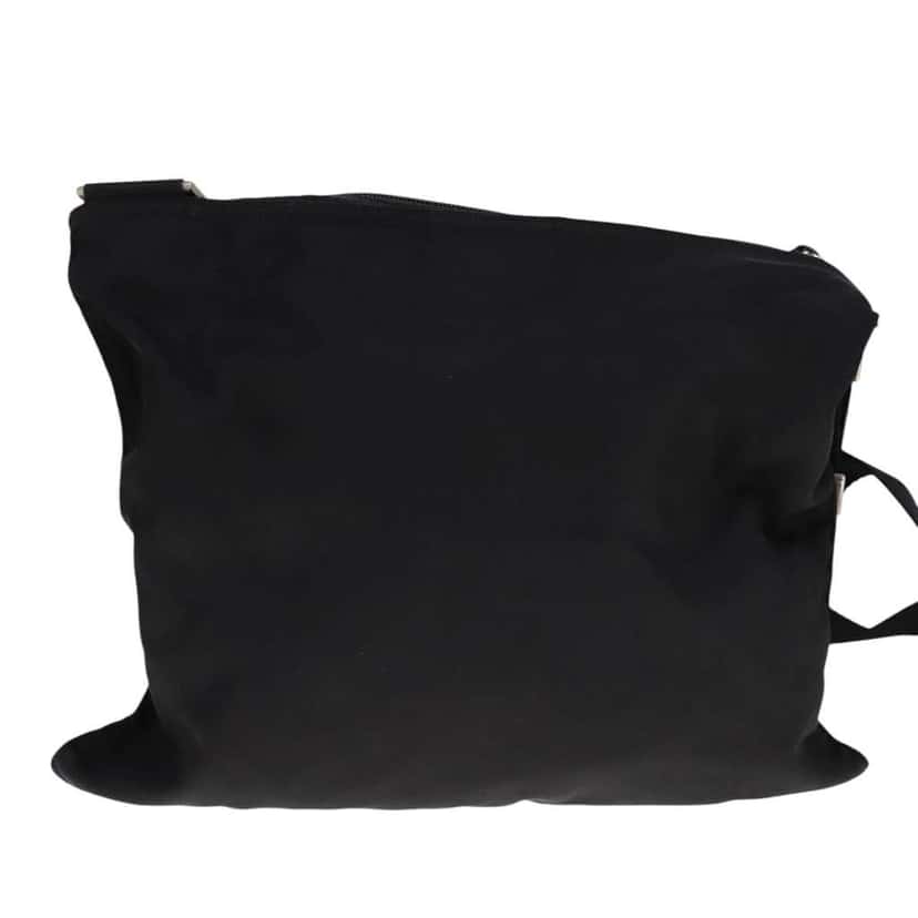 Prada Flat Messenger Bag Black Fair condition - Back View