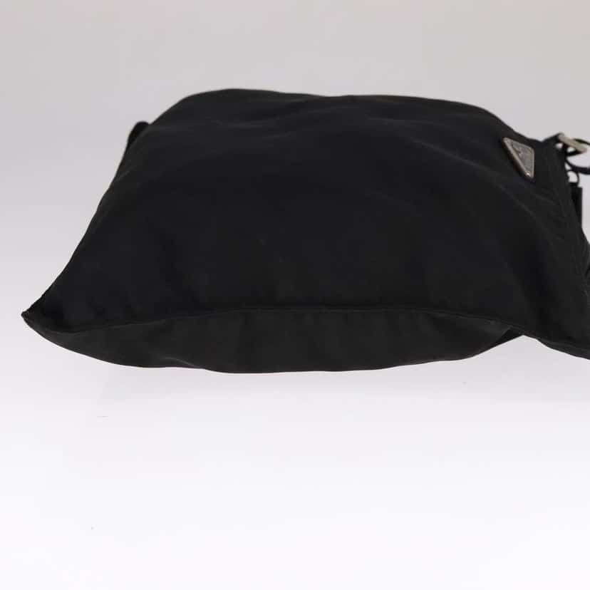 Prada Flat Messenger Bag Black Fair condition - Model View