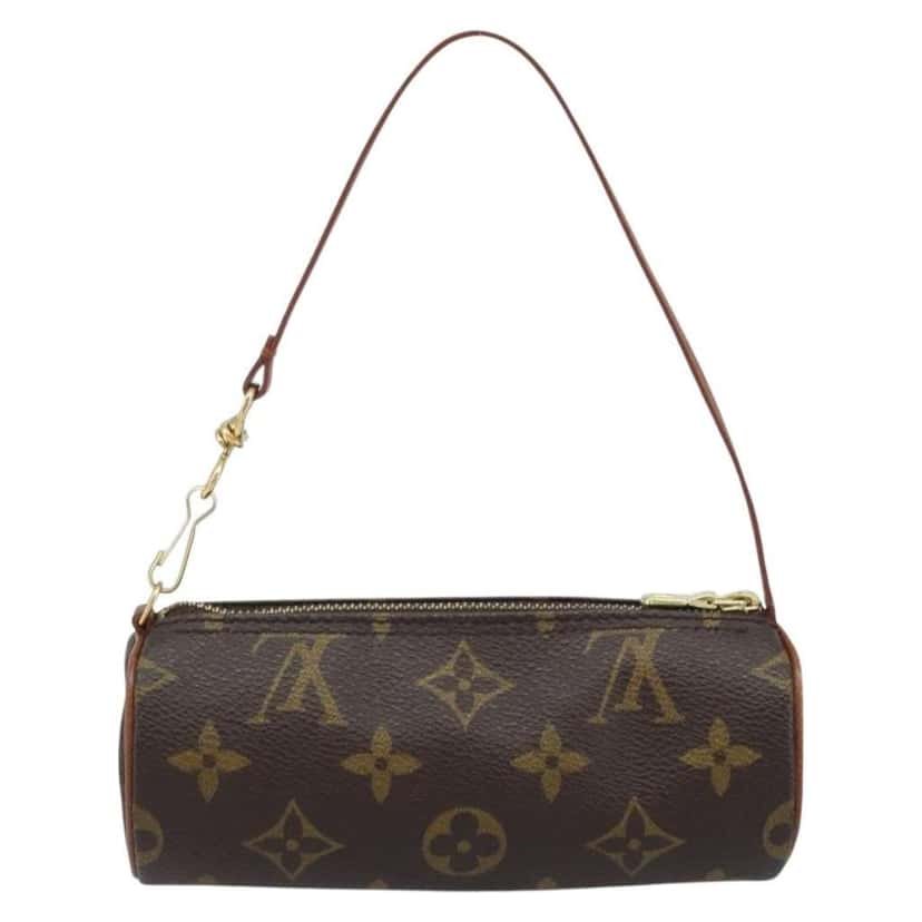 Louis Vuitton Papillon Pochette Brown Canvas Good condition - Back View