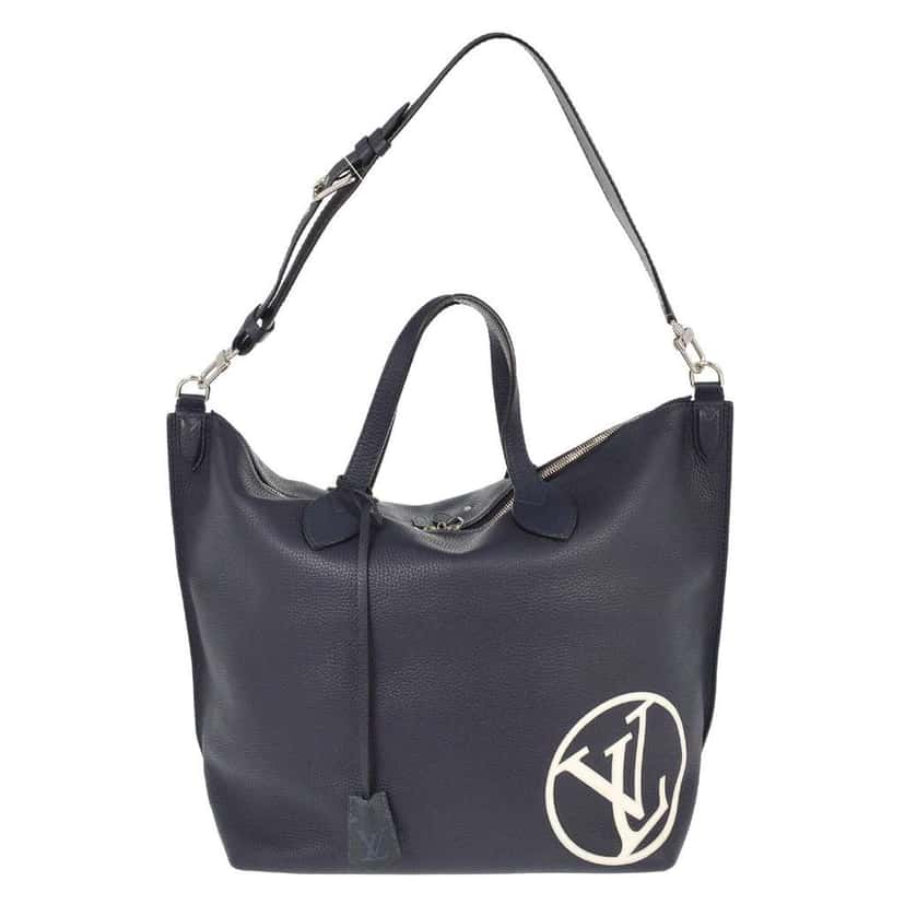 Louis Vuitton East Side Tote Navy Leather Good condition - Front View