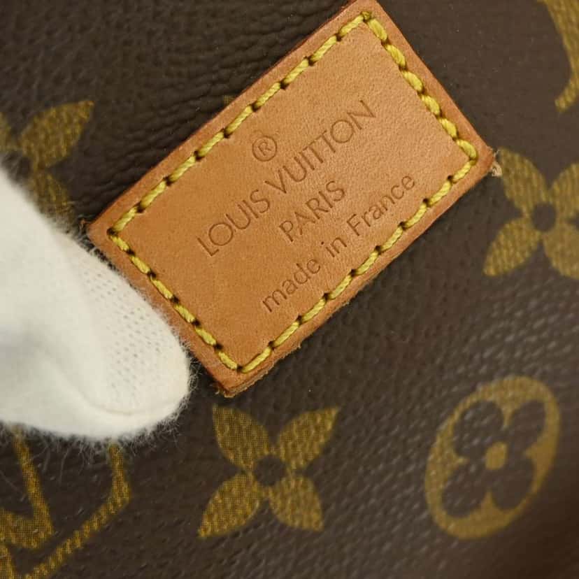 Louis Vuitton Saumur Handbag Brown Canvas Good condition - Model View