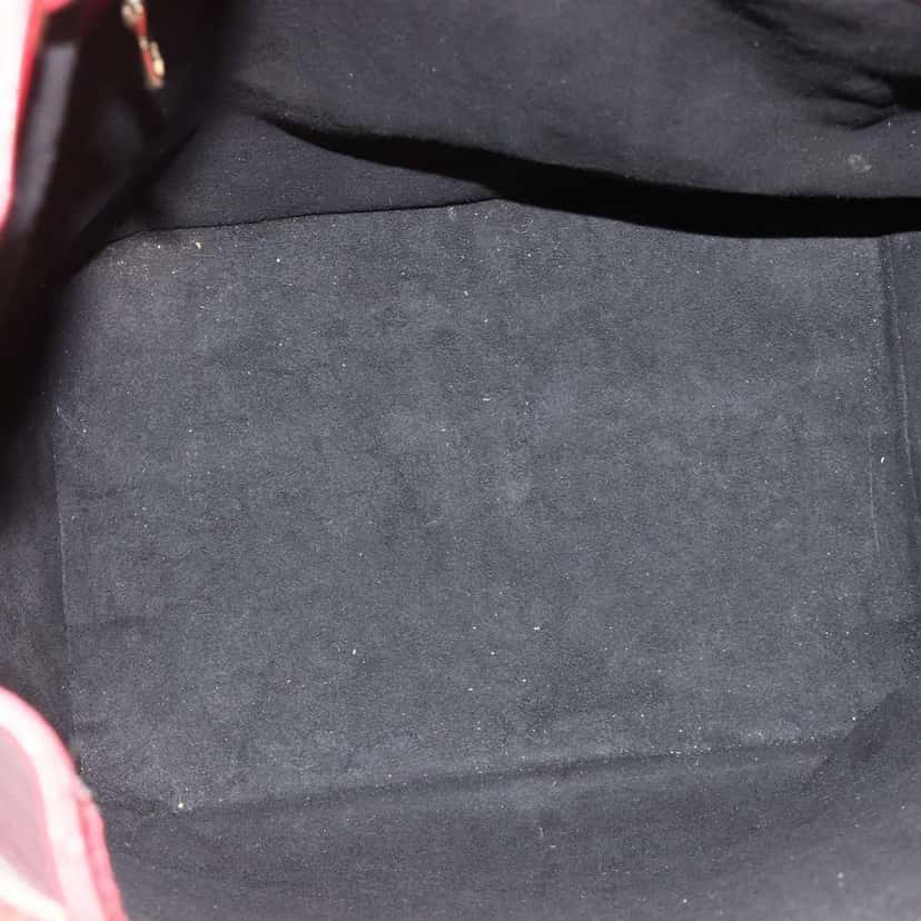 Louis Vuitton Noe Handbag Red Leather Fair condition - Box View