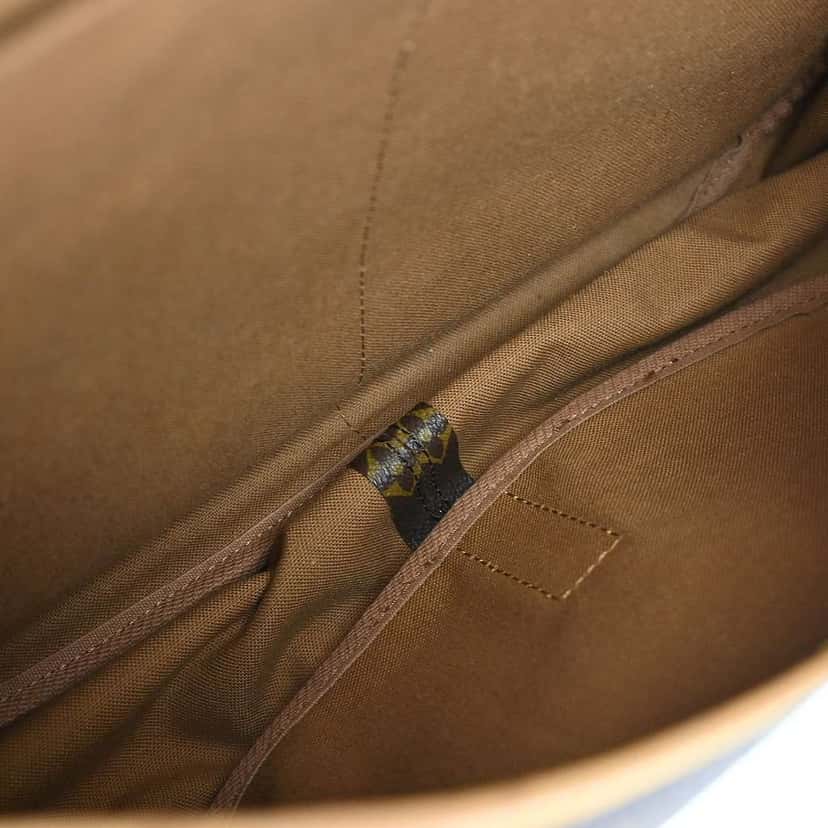Louis Vuitton Saumur Handbag Brown Canvas Fair condition - Inside View