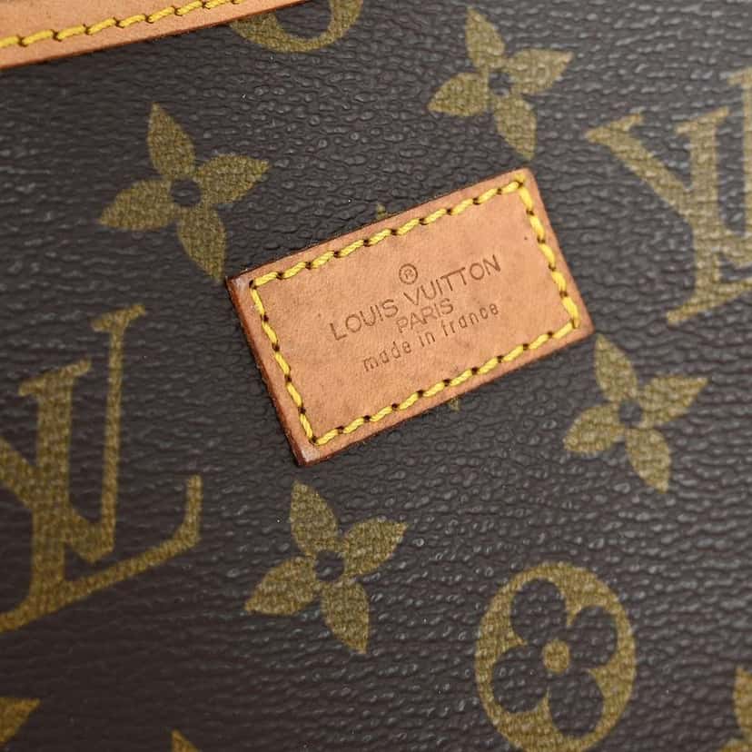 Louis Vuitton Saumur Handbag Brown Canvas Fair condition - Model View