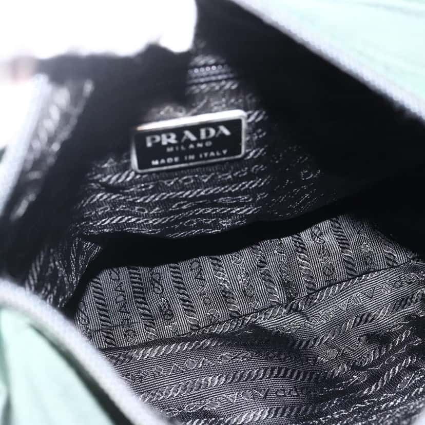 Prada Buckle Messenger Bag Green Fair condition - Box View