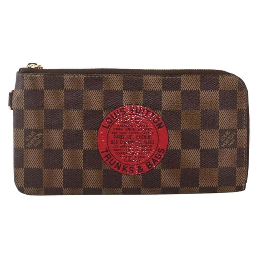 Louis Vuitton Complice Wallet Black Canvas Good condition - Front View