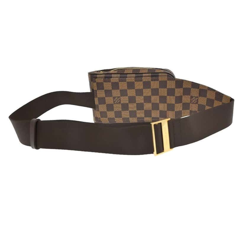 Louis Vuitton Geronimos Waist Bag Brown Canvas Good condition - Back View