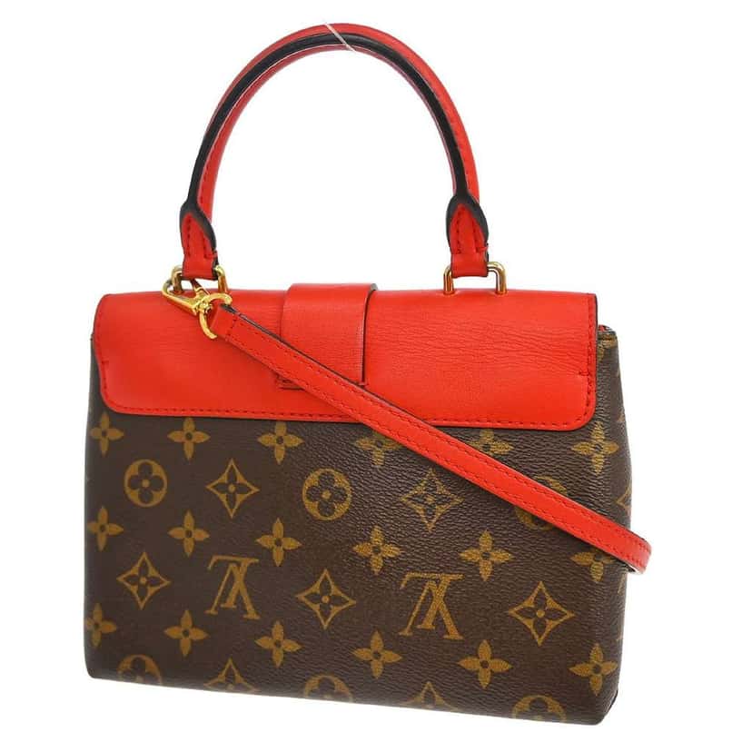 Louis Vuitton Locky Handbag Brown Canvas Good condition - Back View