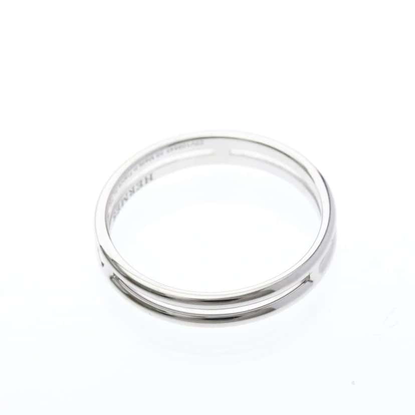 Hermès Ariane Wedding Band Ring Silver Good condition - Box View