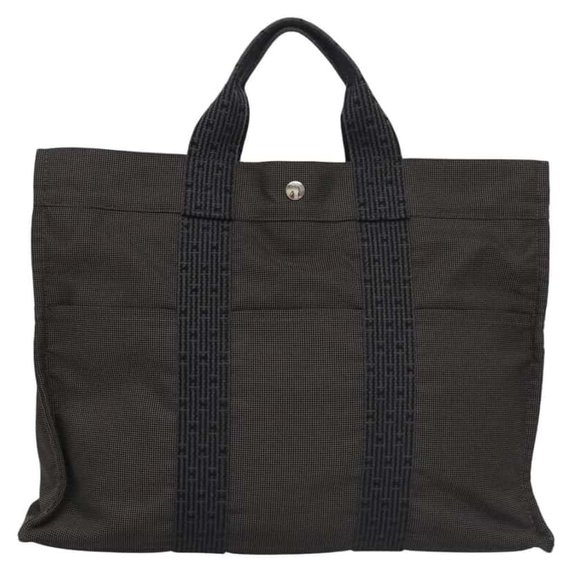 Hermès Fourre-tout Herline Other Canvas Good condition - Back View