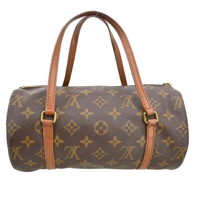 Louis Vuitton Papillon Handbag Brown Canvas Good condition - Back View