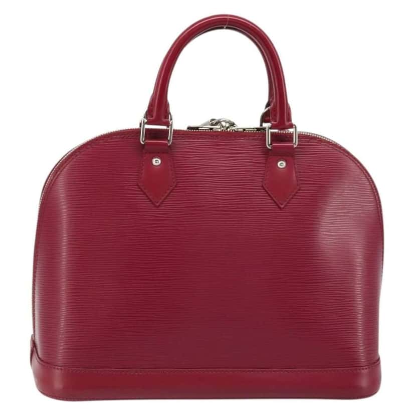 Louis Vuitton Alma Handbag Pink Leather Good condition - Back View