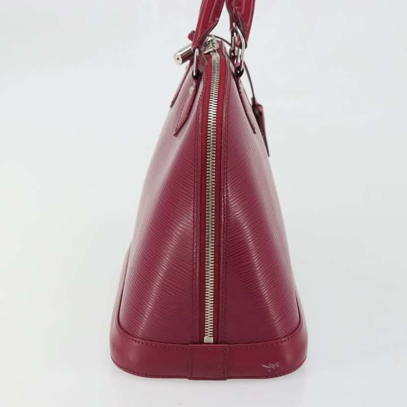 Louis Vuitton Alma Handbag Pink Leather Good condition - Model View