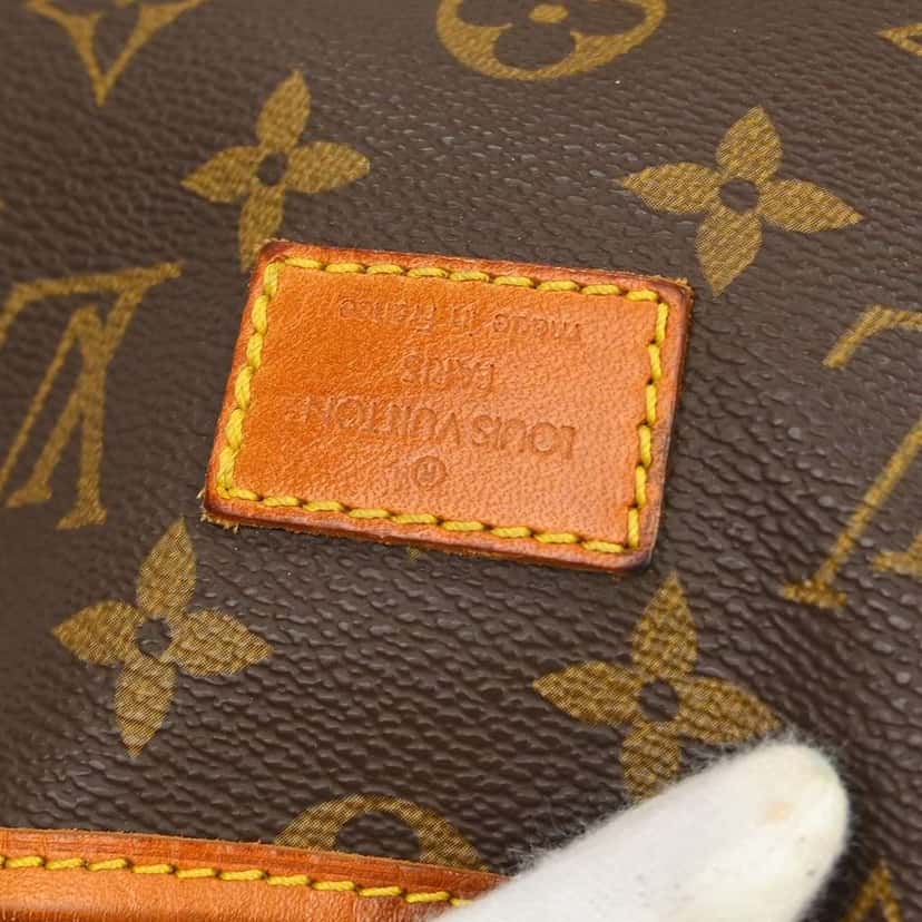 Louis Vuitton Saumur Handbag Brown Canvas Good condition - Model View