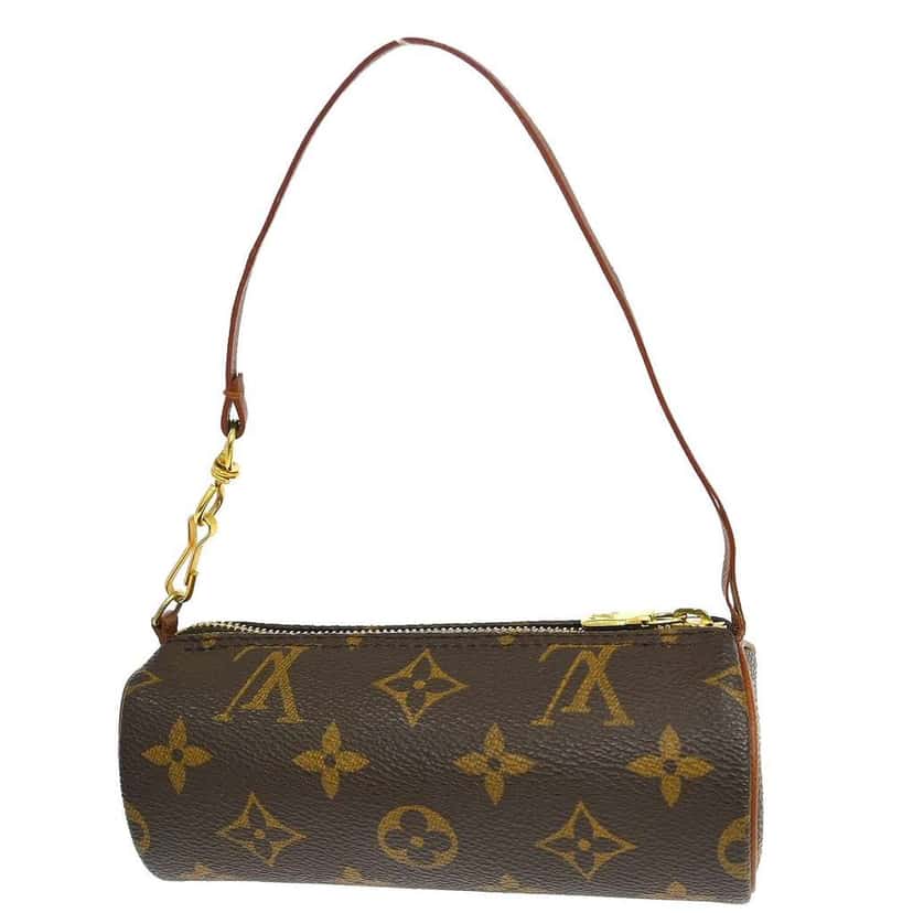 Louis Vuitton Papillon Pochette Brown Canvas Good condition - Back View