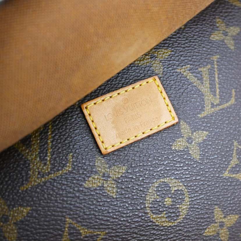 Louis Vuitton Saumur Handbag Brown Canvas Good condition - Model View