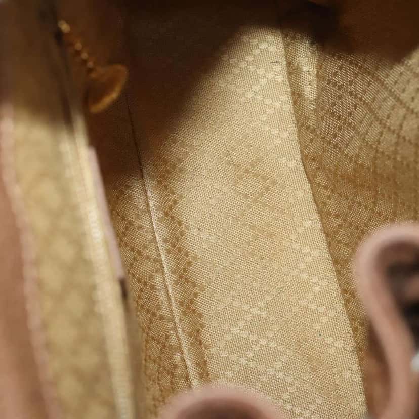 Gucci Gucci bamboo backpack Brown Suede Good condition - Box View