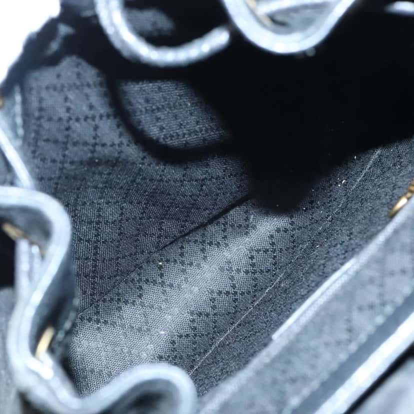 Gucci Gucci bamboo backpack Black Suede Good condition - Box View