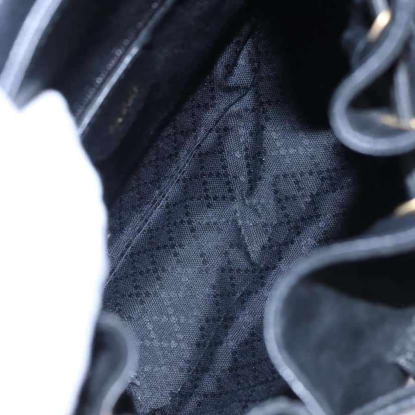 Gucci Gucci bamboo backpack Black Suede Good condition - Box View