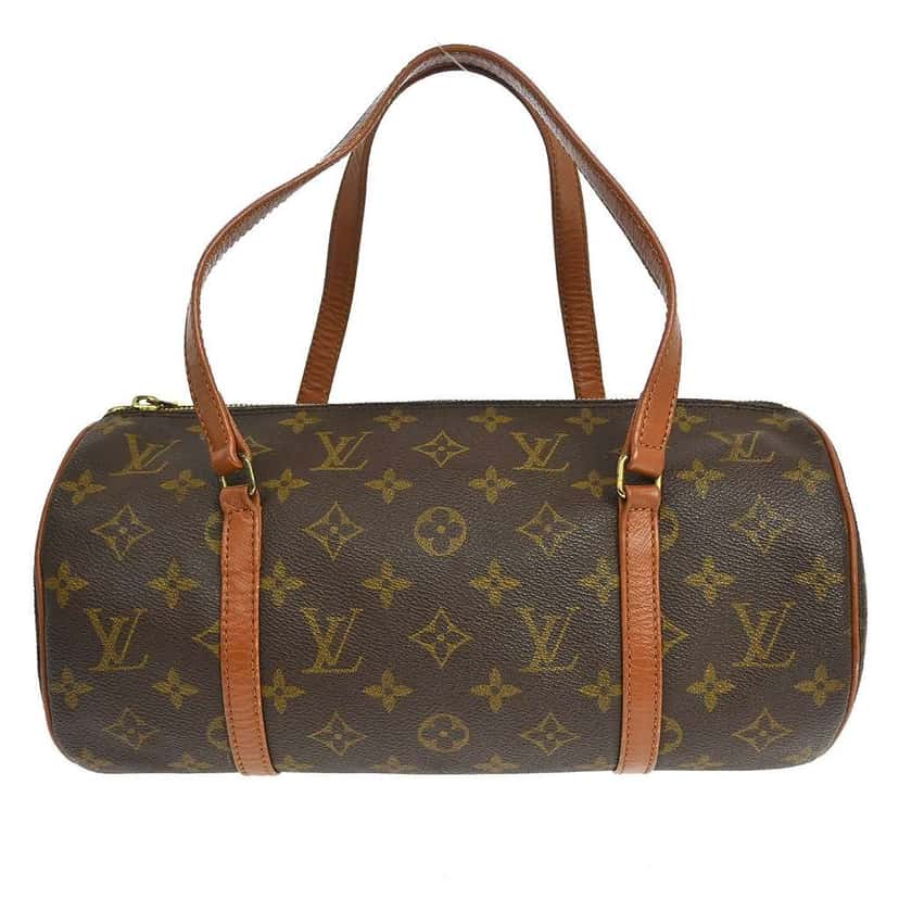 Louis Vuitton Papillon Handbag Brown Canvas Good condition - Front View