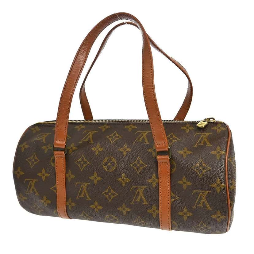 Louis Vuitton Papillon Handbag Brown Canvas Good condition - Back View