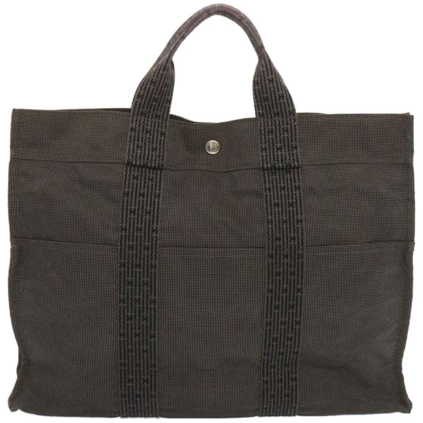 Hermès Fourre-tout Herline Other Canvas Good condition - Back View