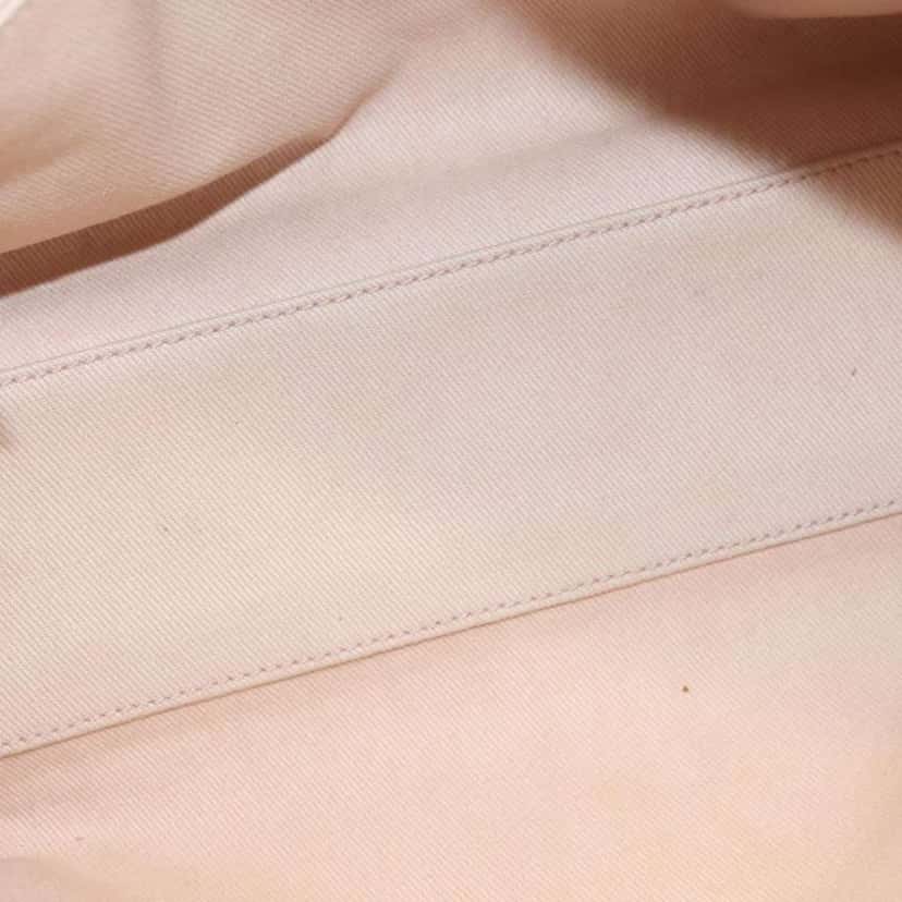 Chanel Deauville Bowling Bag Beige Canvas Good condition - Box View