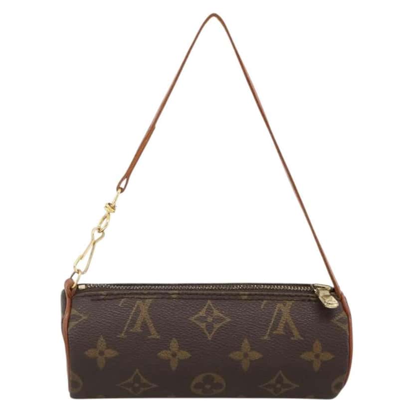 Louis Vuitton Papillon Pochette Brown Canvas Good condition - Back View