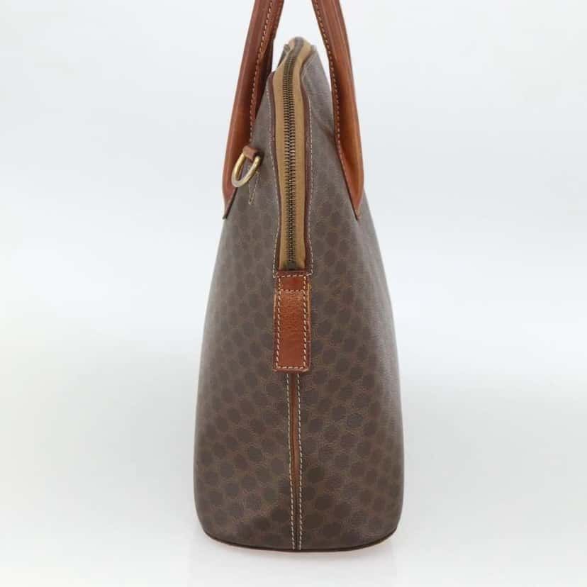 Celine Macadam Handbag Brown Canvas Fair condition - Model View