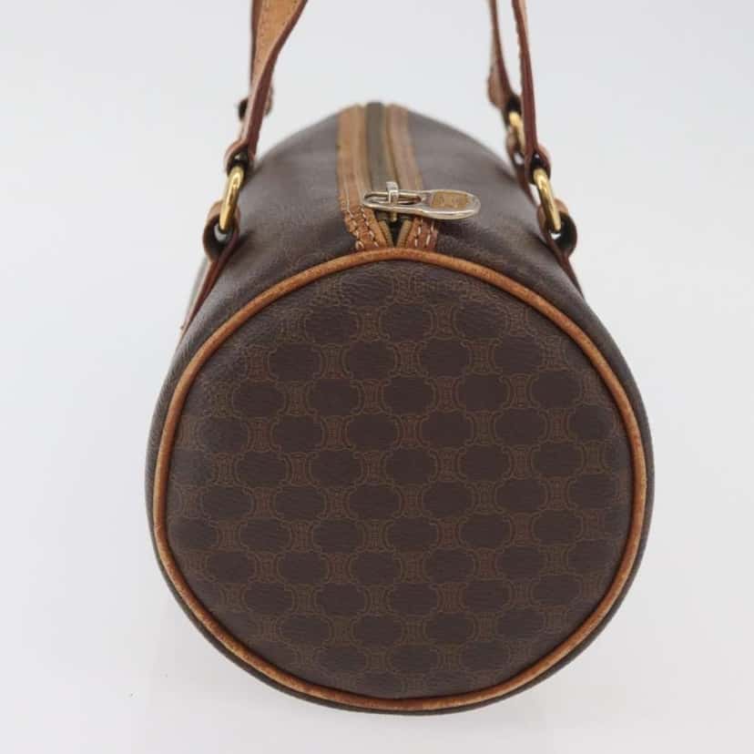 Celine Vintage Macadam Shoulder Bag Brown Canvas Good condition - Model View