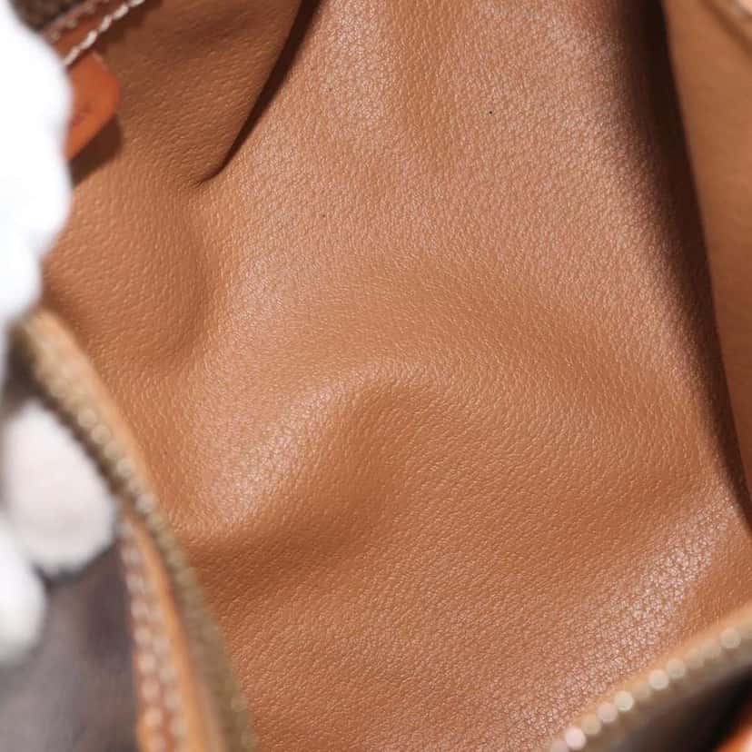 Celine Vintage Macadam Shoulder Bag Brown Canvas Good condition - Box View