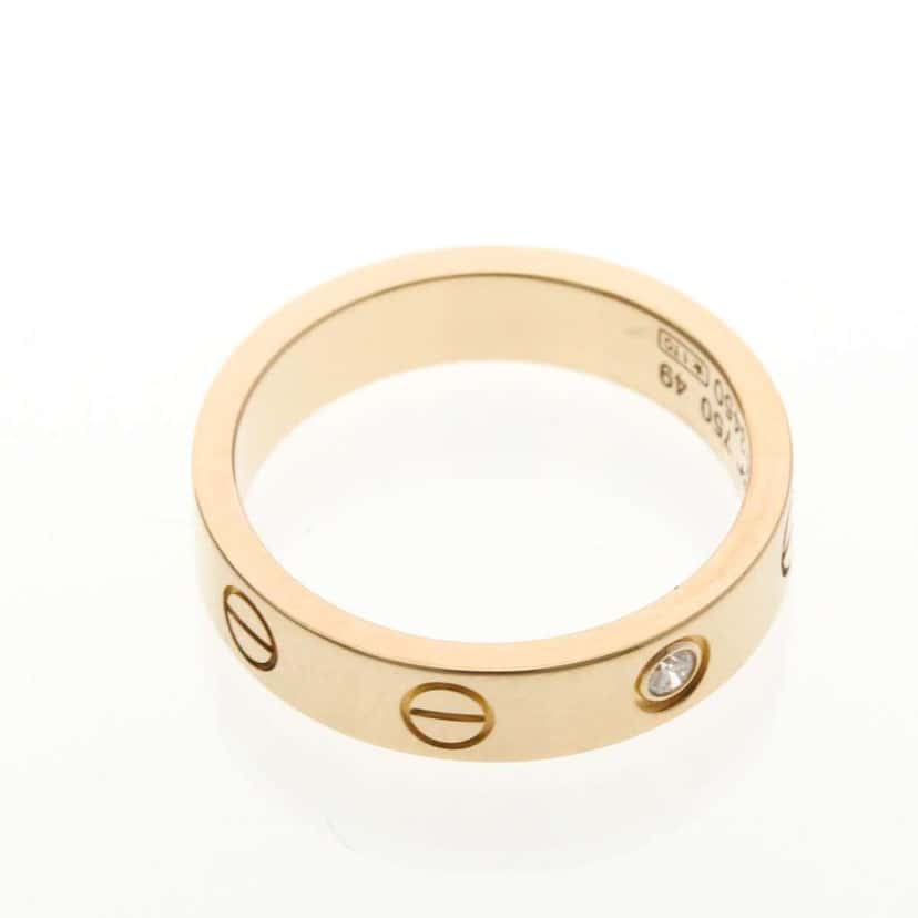 Cartier Love Wedding Band 1 Diamond Ring Gold Good condition - Box View