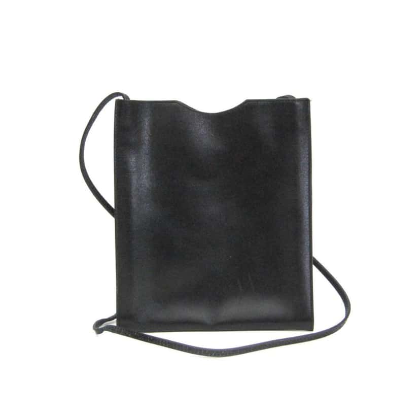 Hermès Onimaitou Handbag Black Leather Good condition - Front View