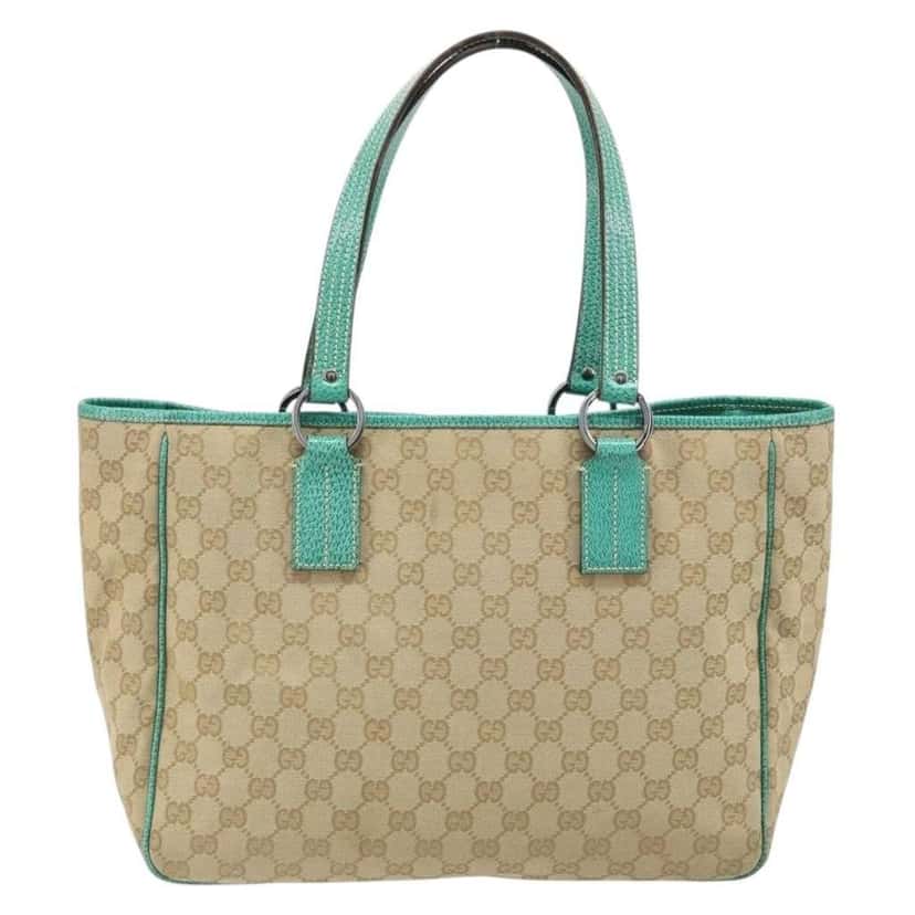 Gucci Vintage Open Tote Beige Canvas Good condition - Front View