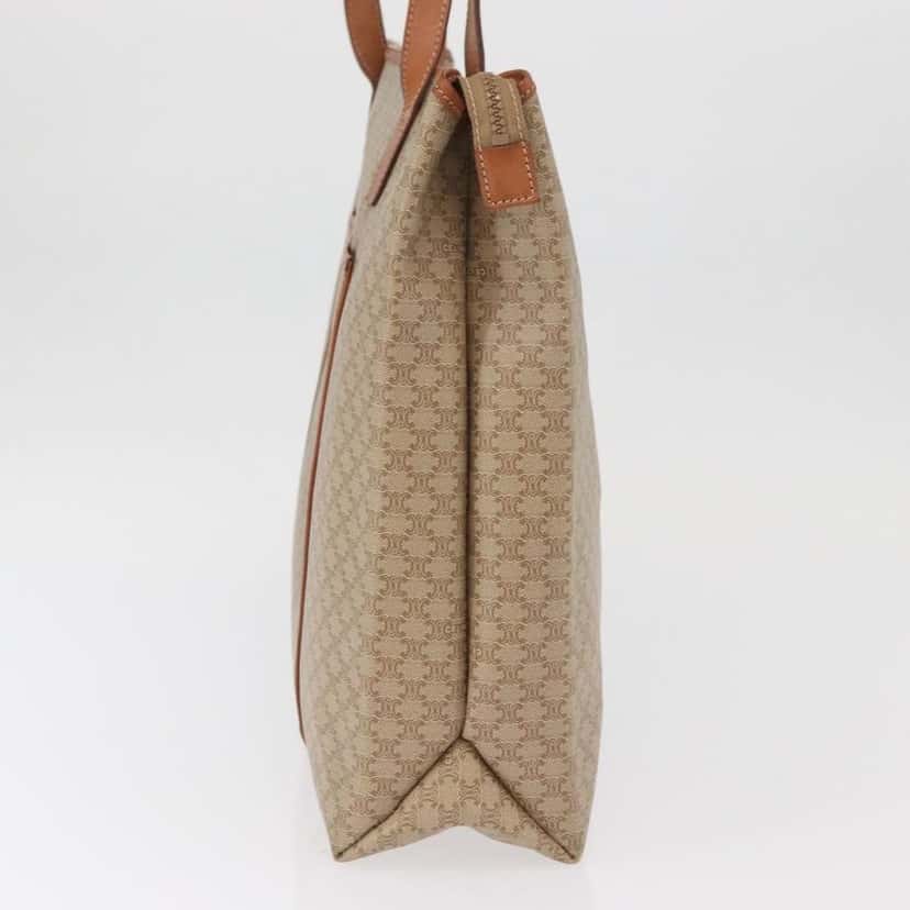 Celine Vintage Macadam Tote bag Beige Canvas Good condition - Inside View