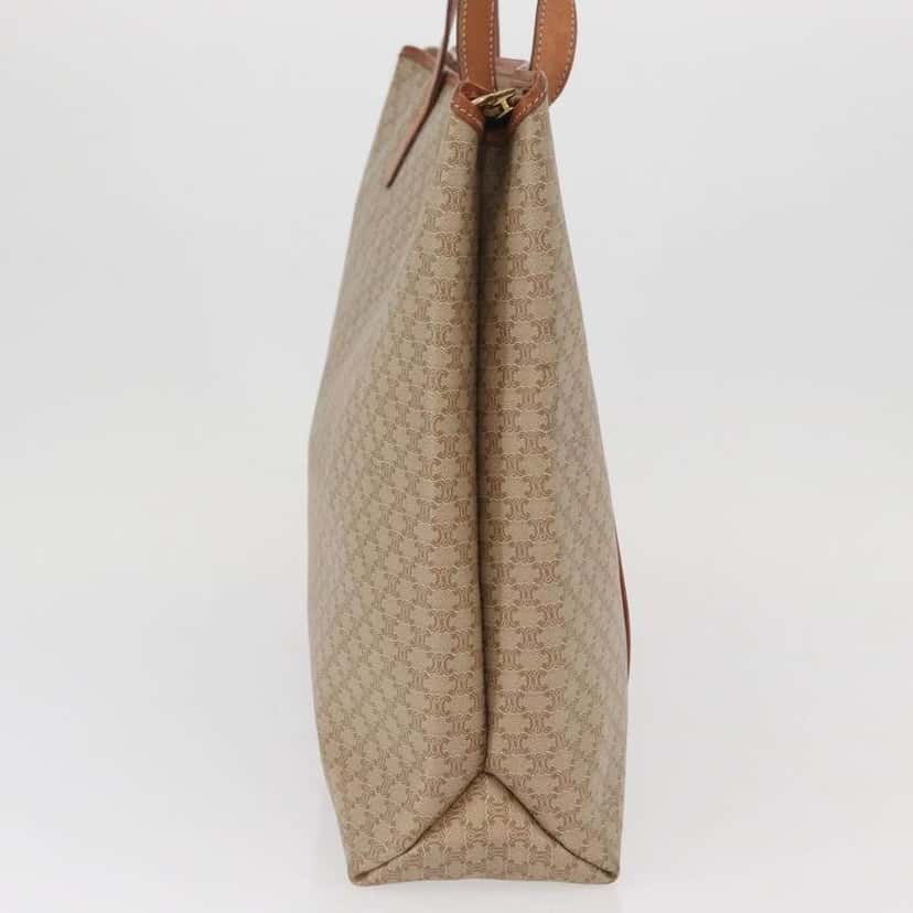 Celine Vintage Macadam Tote bag Beige Canvas Good condition - Model View