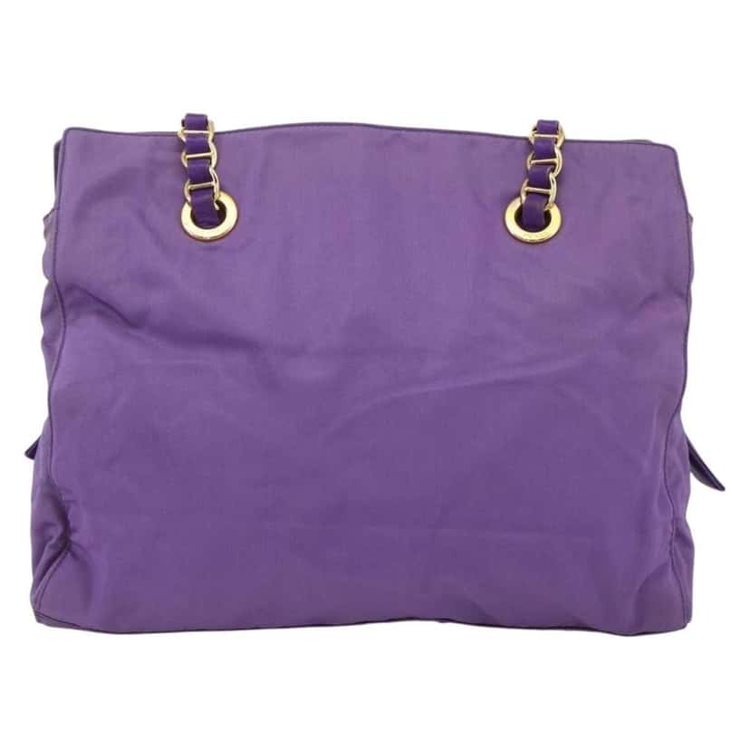 Prada Vintage Shoulder Bag Purple Good condition - Back View