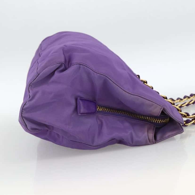 Prada Vintage Shoulder Bag Purple Good condition - Model View