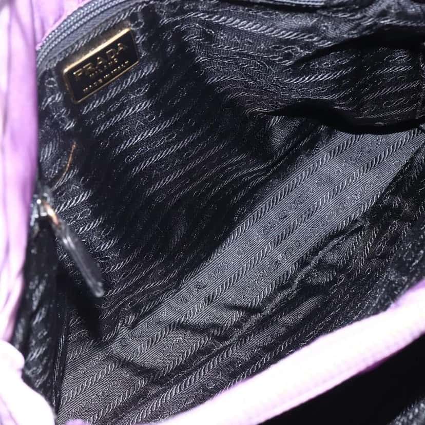 Prada Vintage Shoulder Bag Purple Good condition - Box View