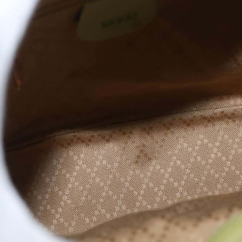 Gucci Gucci bamboo backpack Green Suede Good condition - Box View