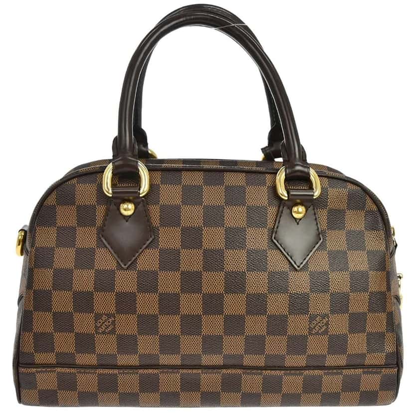 Louis Vuitton Duomo Boston Bag Brown Canvas Good condition - Back View