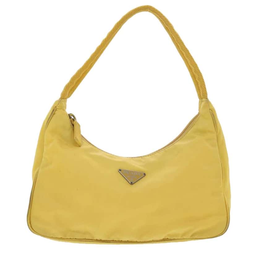 Prada Hobo Yellow Fair condition - Front View
