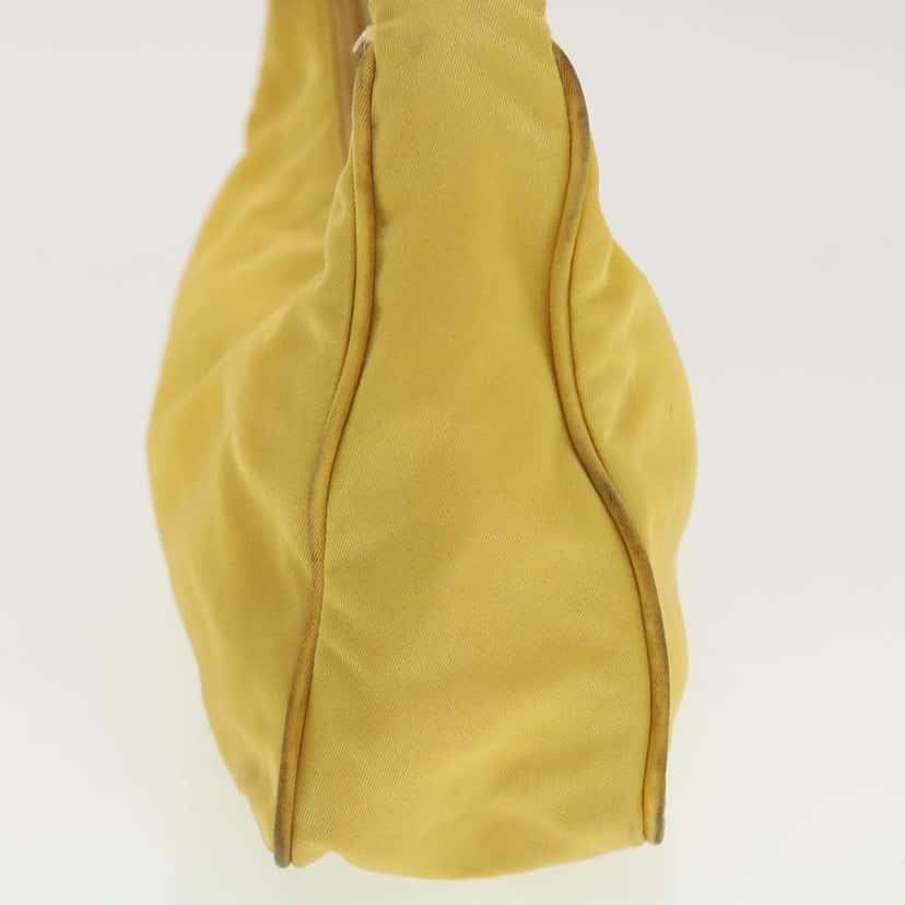 Prada Hobo Yellow Fair condition - Model View