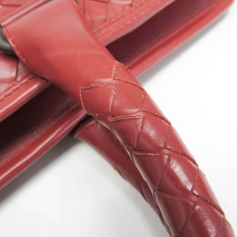 Bottega Veneta Soft Slim Briefcase Red Leather Good condition - Box View