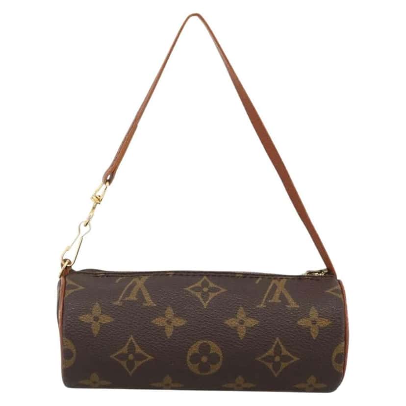 Louis Vuitton Papillon Pochette Brown Canvas Good condition - Back View