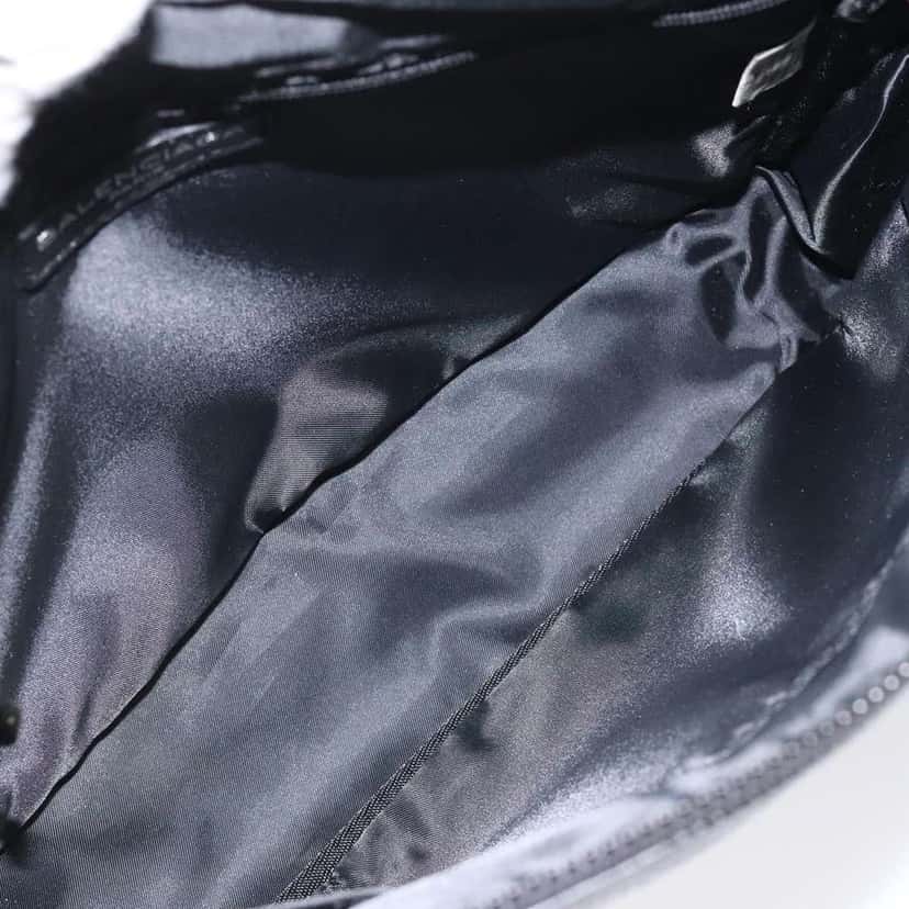 Balenciaga Vintage Pouch Black Leather Good condition - Box View